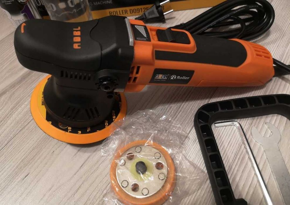 POLERKA SAMOCHODOWA MASZYNA POLERSKA do auta samochodu *nowy* zestaw