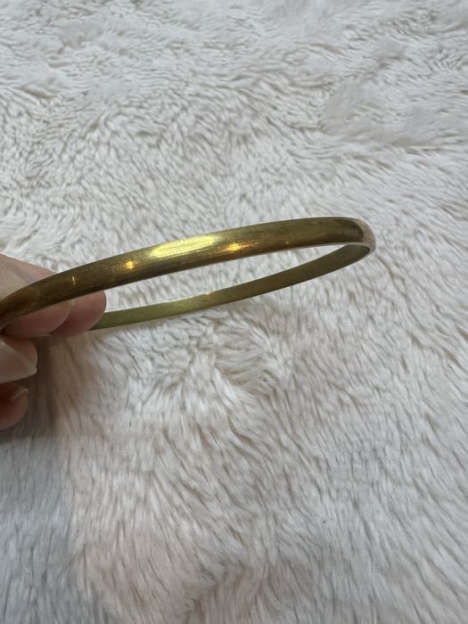 Bransoletka vintage mosiądz mosiężna lata 70s 80s klasyczna casual 30