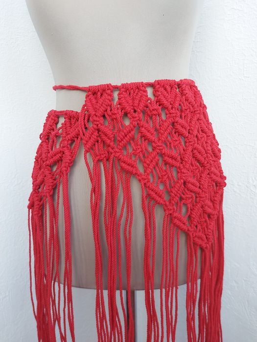 Припинда пояс макраме пояс з ниток для мами і доньки