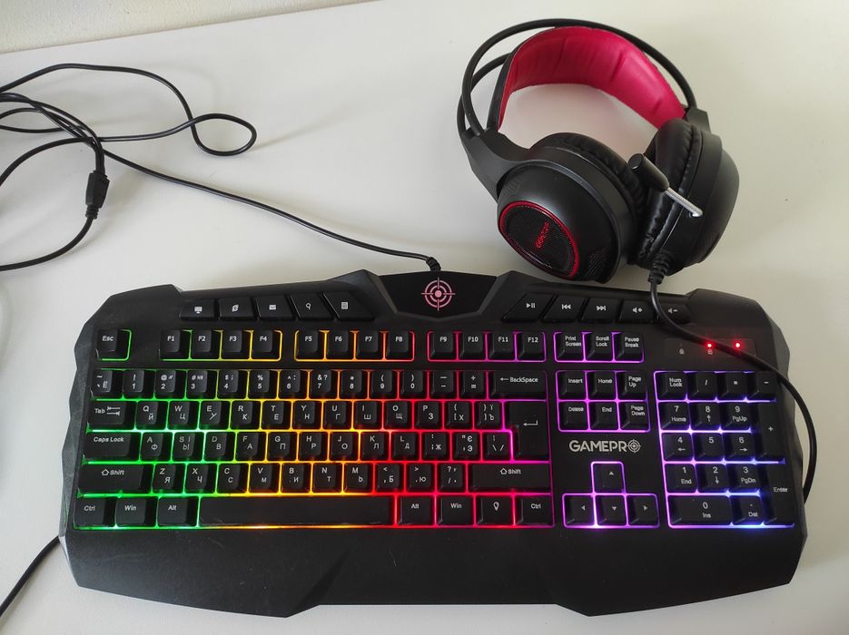 |Клавіатура та миш GamePRO|