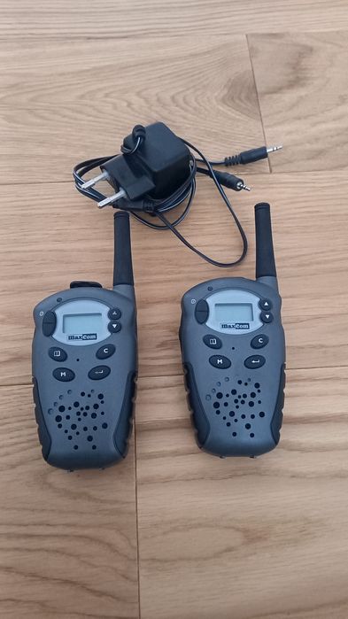 Krótkofalówka walkie-talkie kąplet 8 akumulatorków