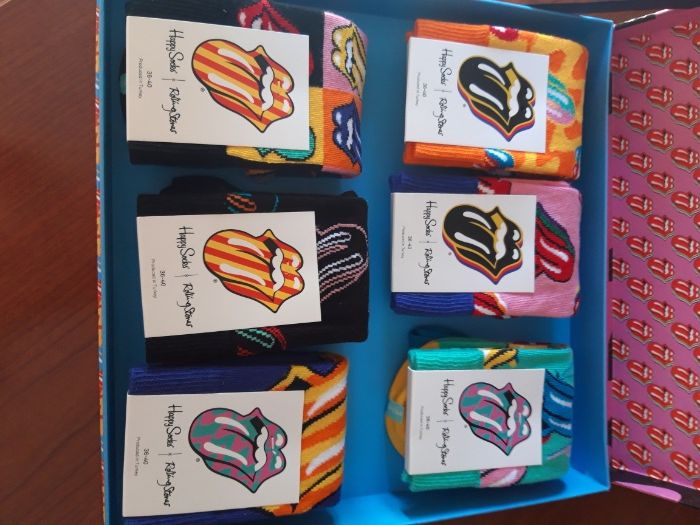 Meias Happy Socks - ROLLING STONES - edição limitada