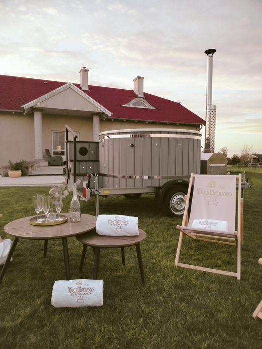 Mobilna bania balia jacuzzi wynajem
