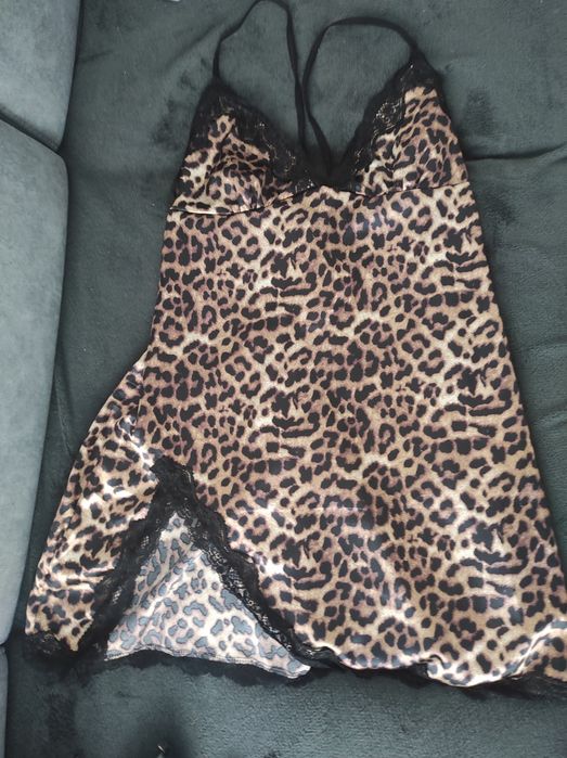 Koszulka nocna w panterkę