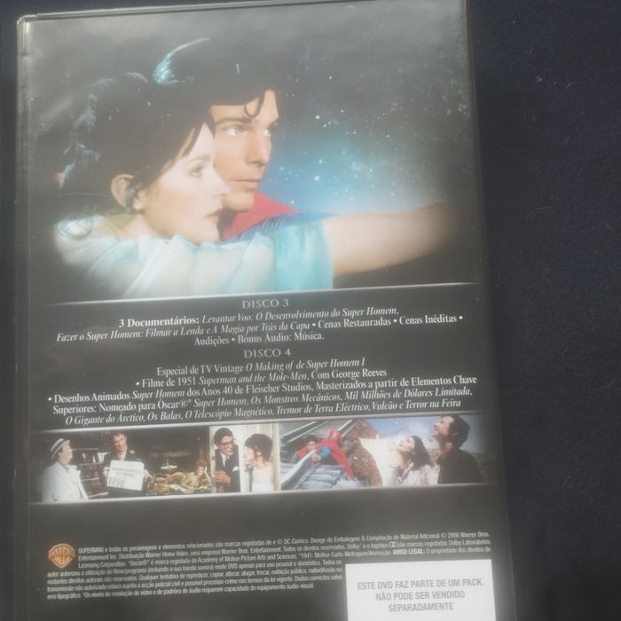 Super Homem 4 DVD's