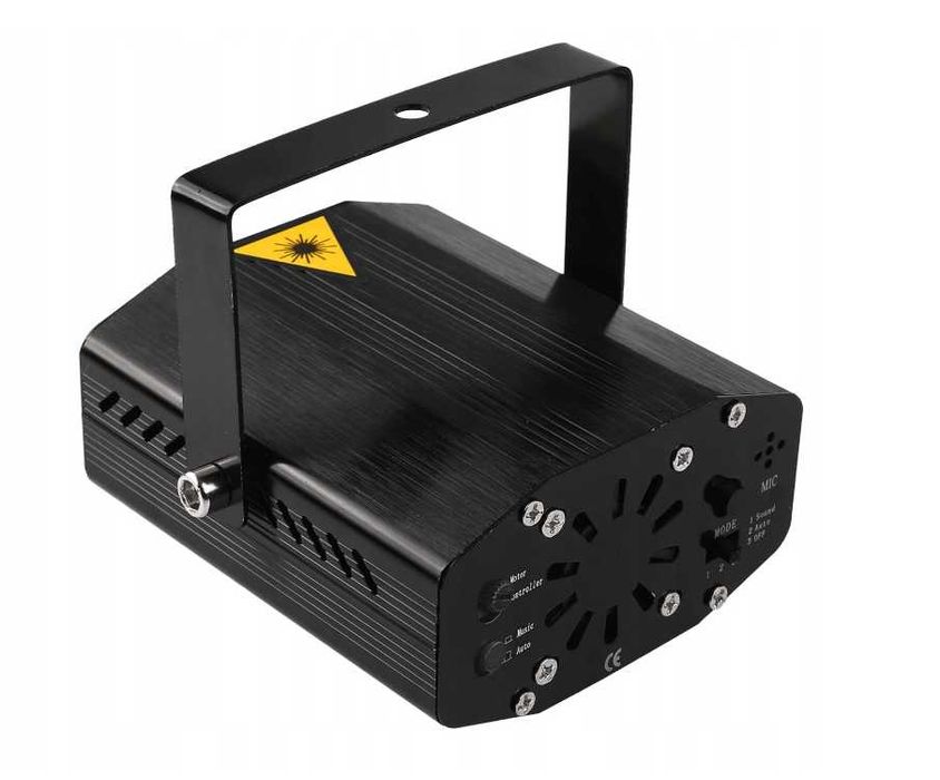 Nowoczesny LASER Projektor Disco Dyskotekowy Lampa 3D LED (WYPRZEDAŻ)