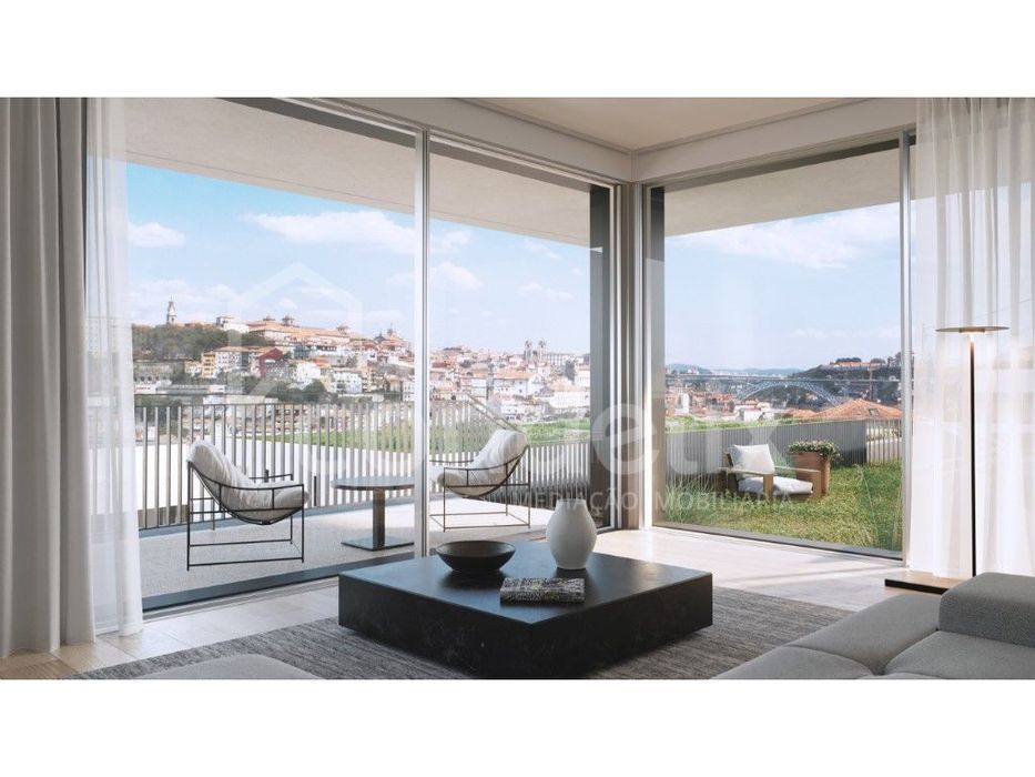 Apartamento T1 novo na margem sul do rio Douro, em Vila Nova de Gaia