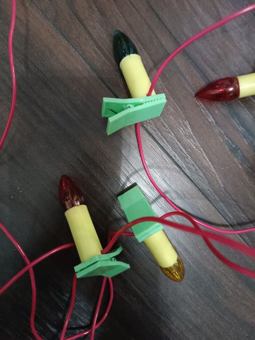 Lampki choinkowe PRL