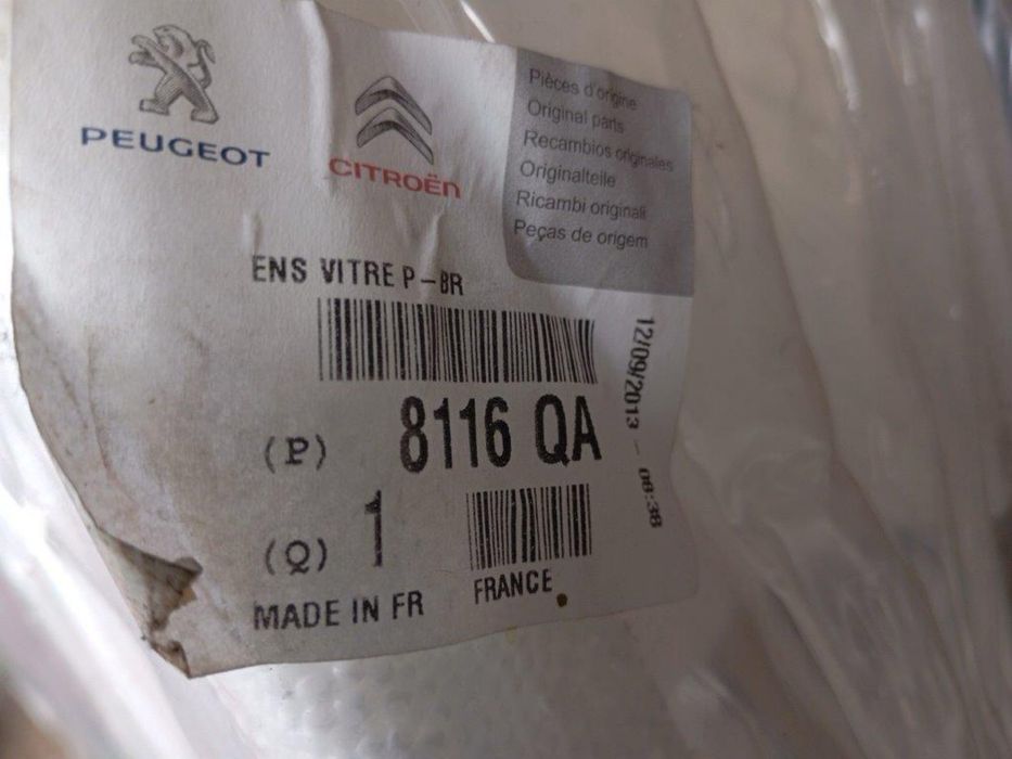 Oryginalna szyba czołowa peugeot 308