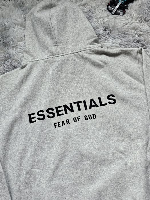 Сіра худі Essentials Fear Of God S-M-L