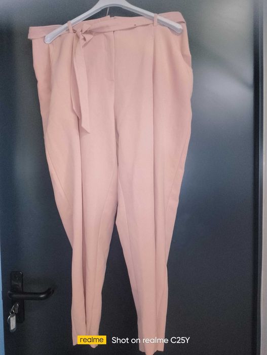 Spodnie eleganckie, wysoki stan