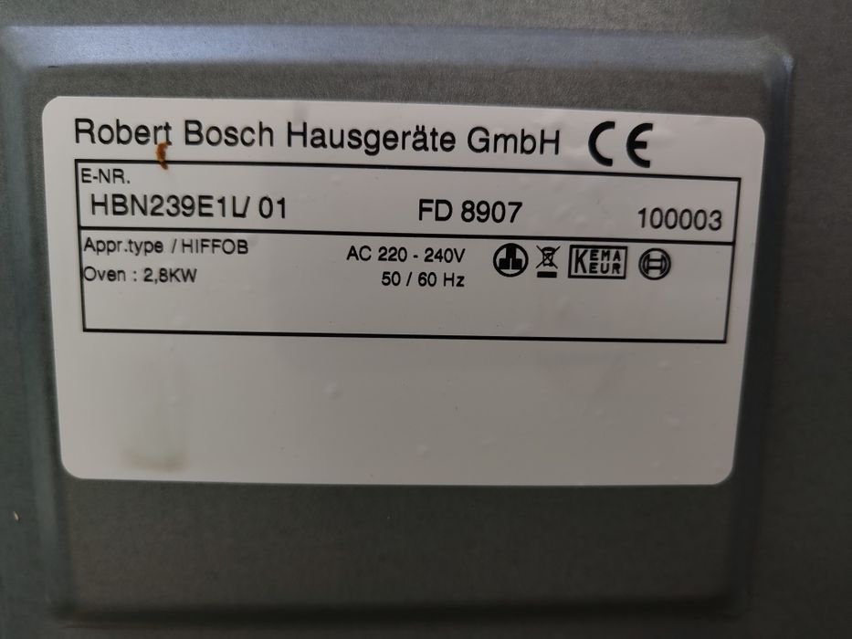 Piekarnik BOSCH HBN239E1L/01
