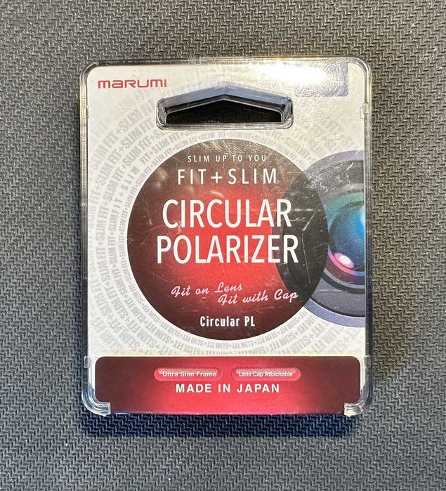 Filtr Polaryzacyjny Marumi CPL Fit + Slim o średnicy 58 mm.