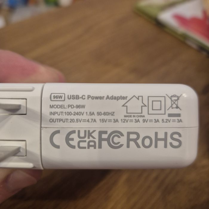 Блок живлення USB-C 96W Power Delivery для MacBook / ноутбука: 327 грн ...