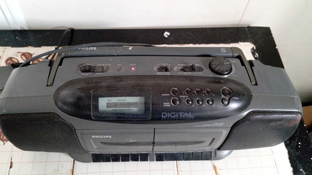 Radio gravador Philips