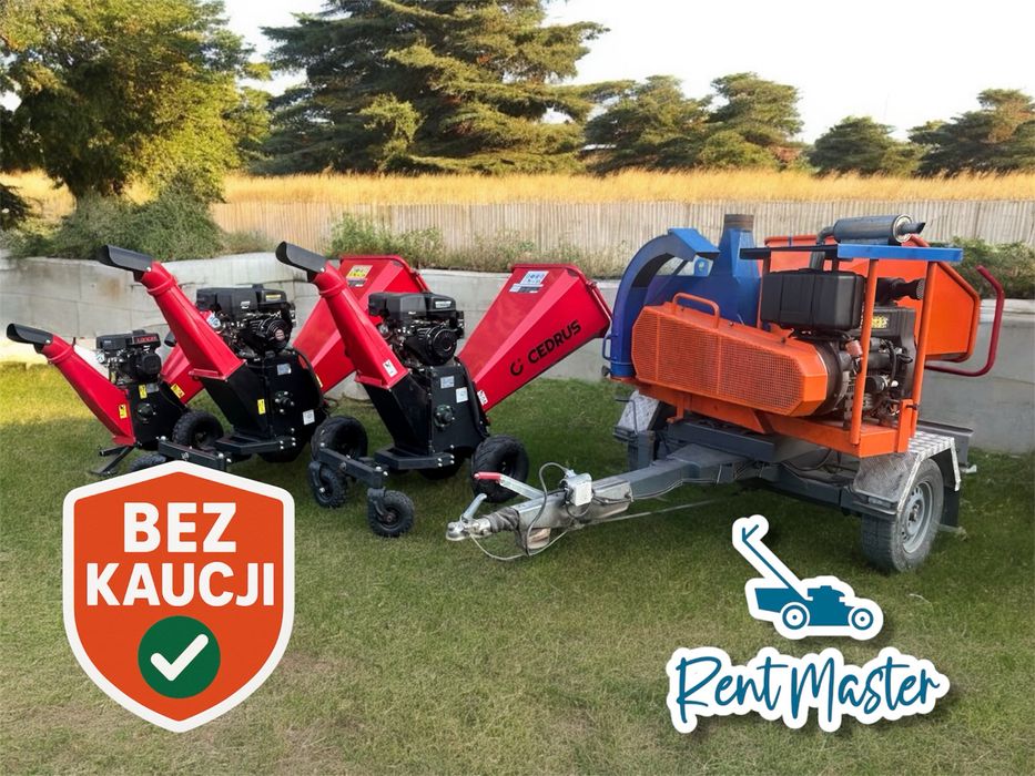 Rębak Spalinowy Rozdrabniacz do Gałęzi Wynajem Wypożyczalnia z Dowozem
