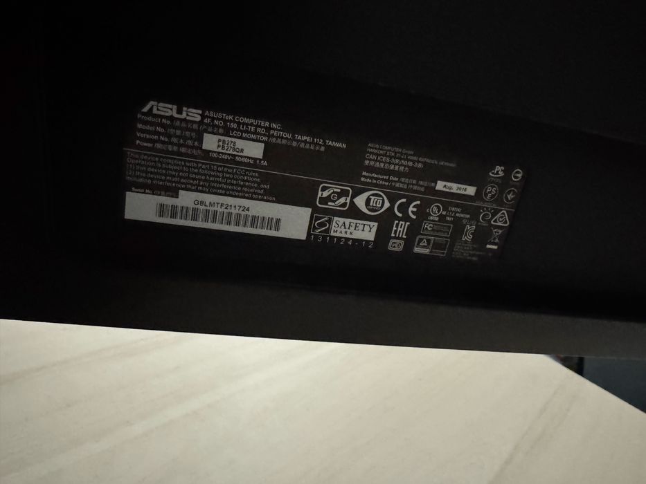 2x Monitor Asus PB278QR