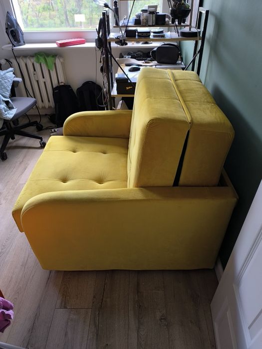 Fotel rozkładany do spania, amerykanka