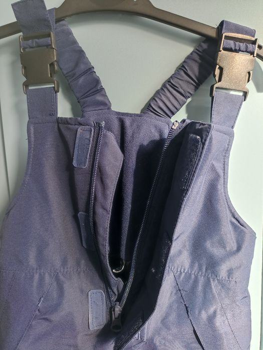 Spodnie narciarskie na sanki 86/92 granatowe