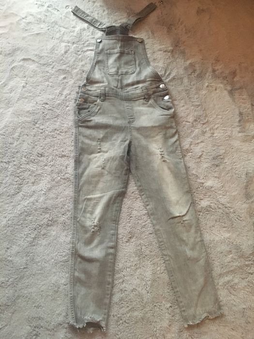 Spodnie ogrodniczki jeans r 152