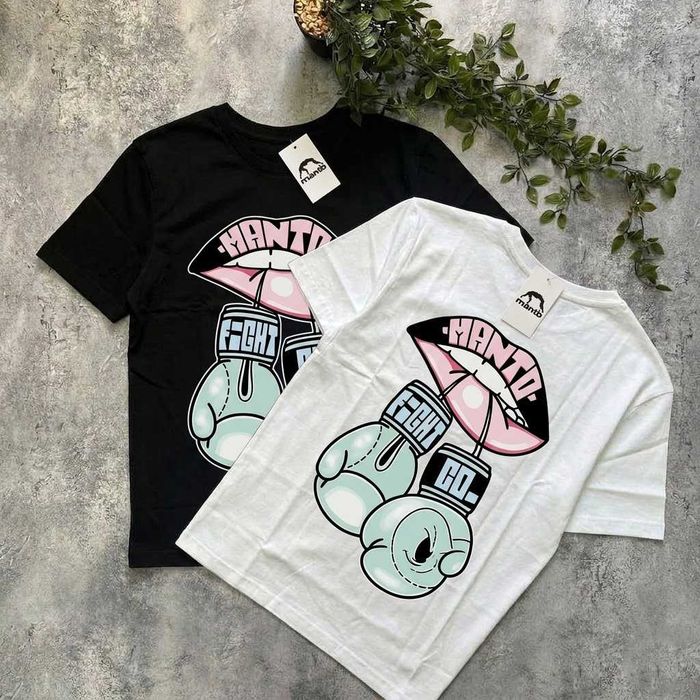 Футболка MANTO Diablo • Чорна / Біла •  XS - XXL