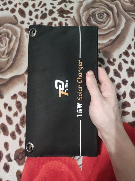 Сонячний зарядний пристрій, 15w, портативна панель