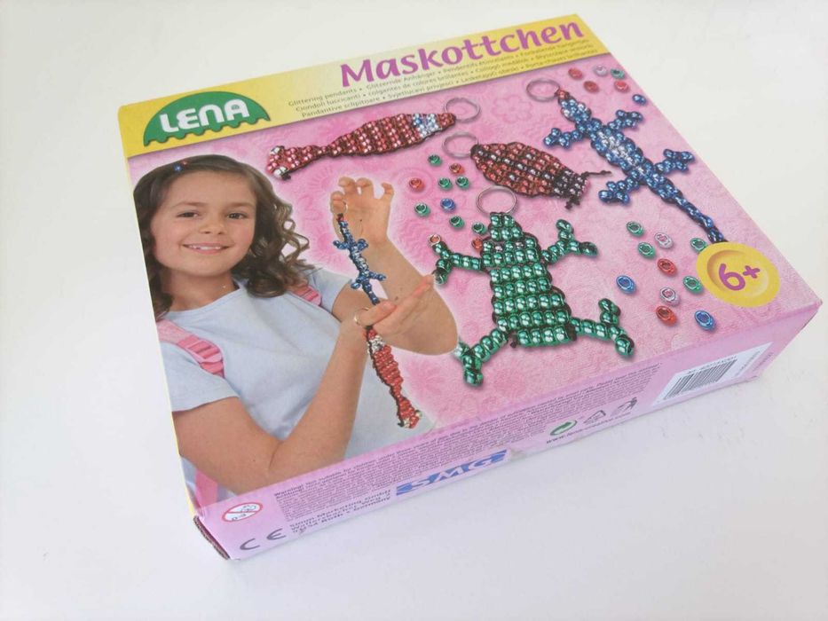 Kit para fazer porta-chaves em missangas NOVO