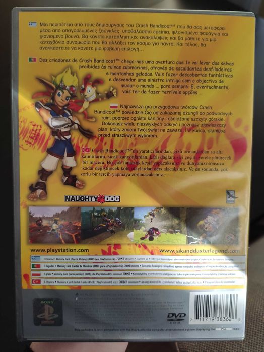 Jogo "Jak and Daxter: The Precursor Legacy" PlayStation 2 (PS2)