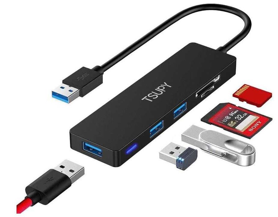 Adapter/hub 5 w 1 TSUPY