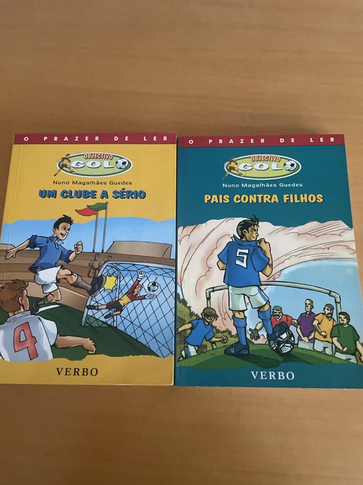 8 livros da Coleção  Objetivo Golo da Verbo