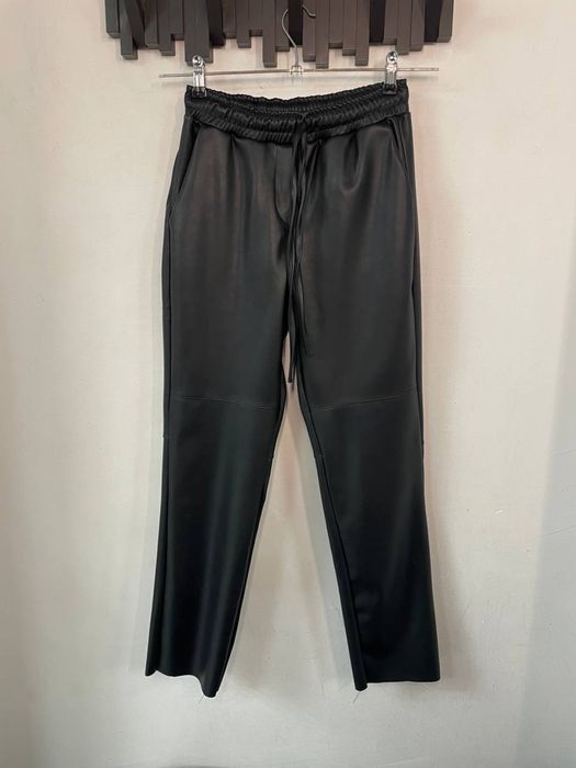 Шкіряні штани з утепленням