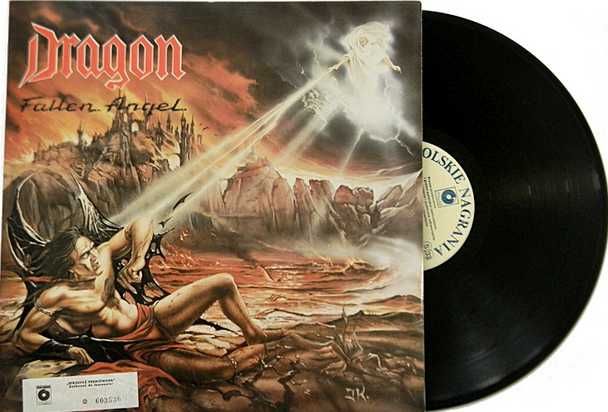 Winyl Dragon - Fallen Angel 1990 Muza 1 PRESS