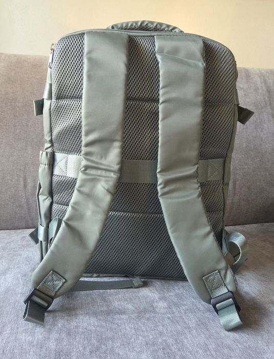 Mochila viagem verde claro