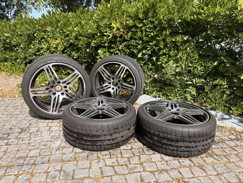 Jantes Porsches com pneus prsticamente novos 997 987