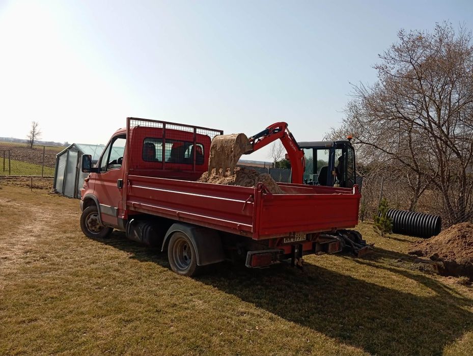 Usługi minikoparką wywrotką bus 3.5T