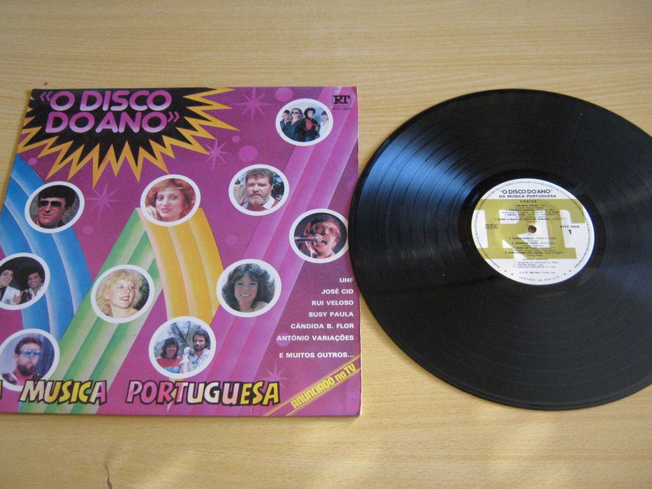 Disco Vinil LP Disco do Ano Musica Portuguesa