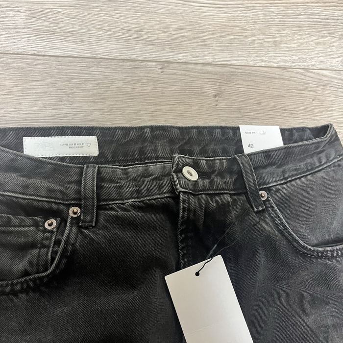 Zara Flared Jeans Zip