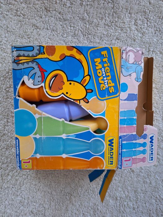 kręgle plastikowe z piłką: Wader