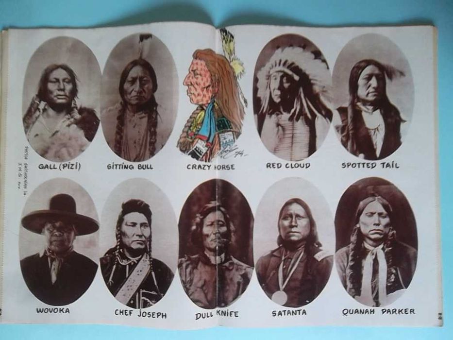 7 Revistas SPIROU com suplementos "Les Indiens..." por Daniel Dubois