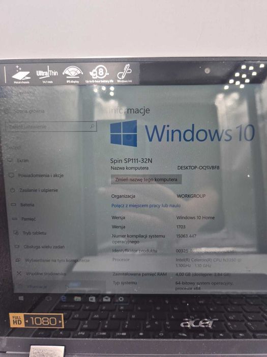 Laptop Acer N17H2