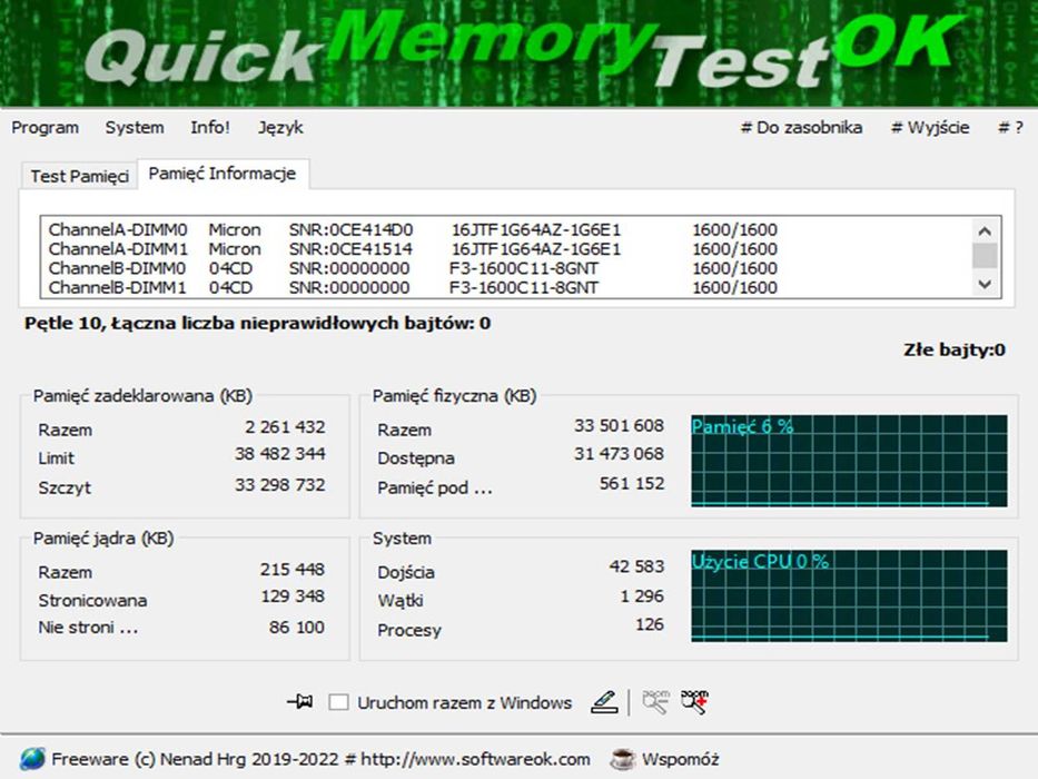 DDR3 8GB G.SkiLL 12800 -Komputer