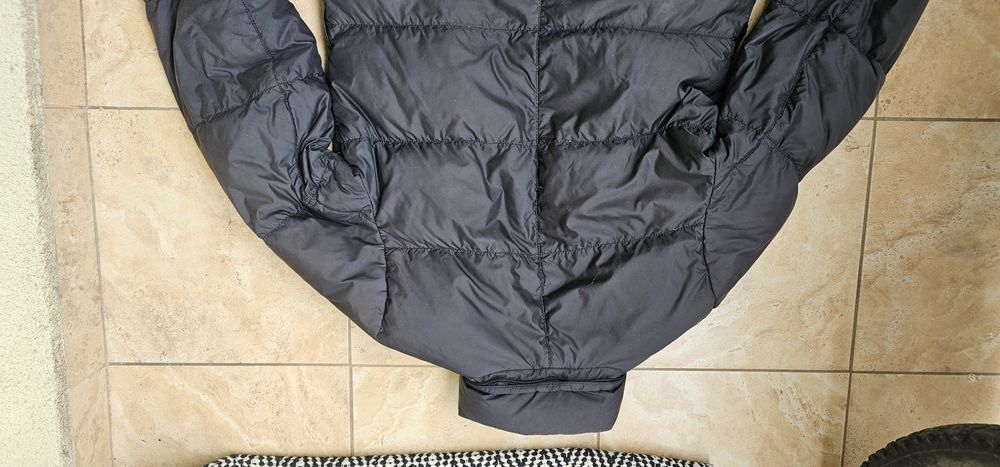 NIKE kurtka puchowa damska długa rozmiar L wymiary na zdjęciach