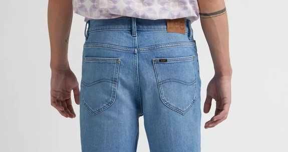 W31 L32 31/32 Lee 70S Bootcut Union City Worn In L72HICB90 Męskie Spodnie Jeansowe Jeansy Dżynsy Nogawka Lekko Roszerzana