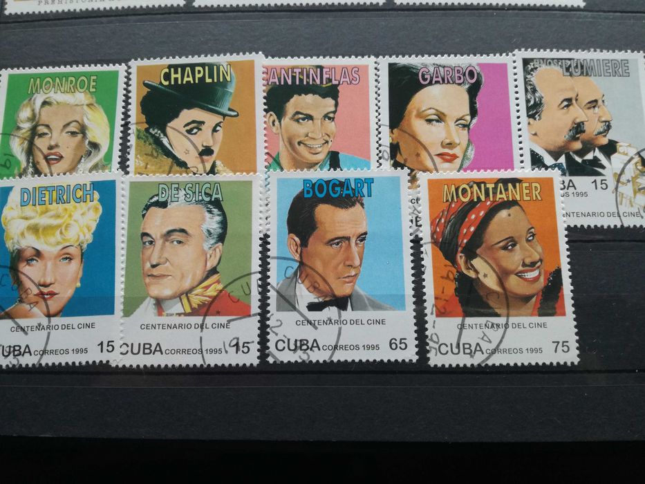 Vendo serie de selos de Cuba!Centenário del Cine.