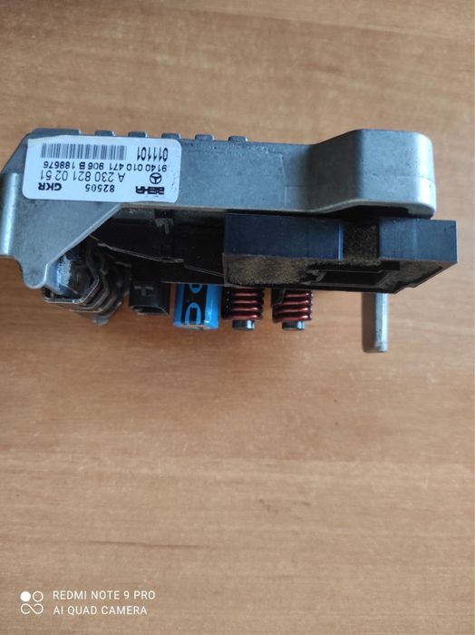 Резистор реостат вентилятора печки Mercedes E-class w211 s211 2007р.