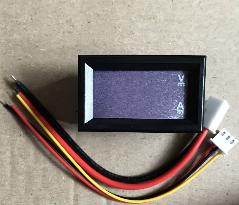 Вольтметр амперметр 100В 5 А 10 А для  автомобільного акумулятора