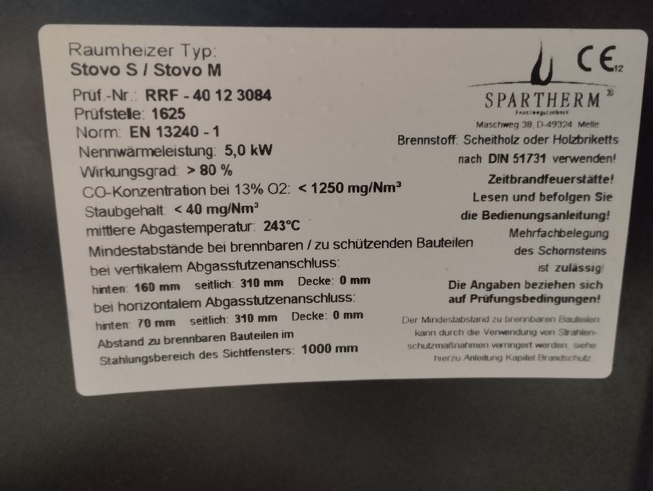 Piec kominkowy spartherm