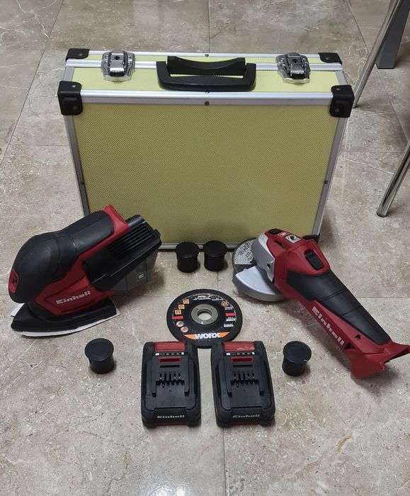Einhell 18V - Rebarbadora + Lixadora + 2 Baterias + Mala440413652381880321