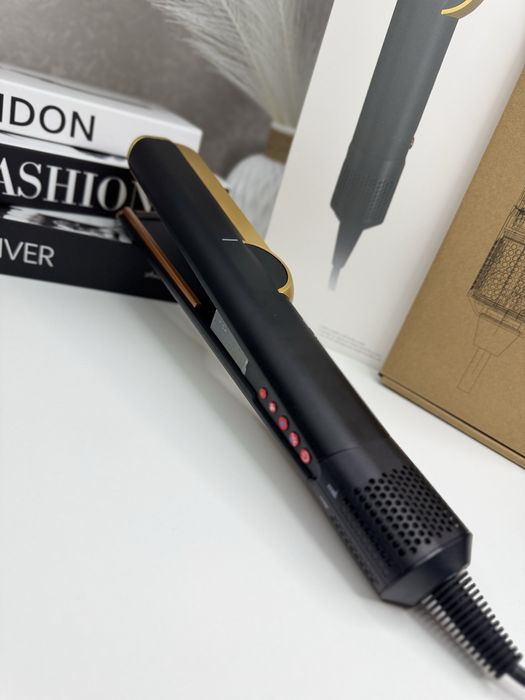 Випрямляч-фен 2в1 Airstrait HT-01 Onyx Black Gold
