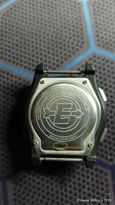 Спортивний годинник Timex Expedition T49851 (Vibration Alarm, WR100m, Б/в)